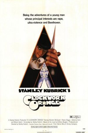 Picture Of Theatrical Release Poster Of A Clockwork Orange Film